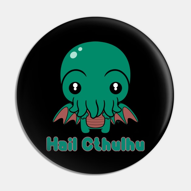 R’lyeh Cute Pin by Meowlentine