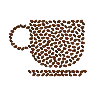 Cup Coffee Beans T-Shirt