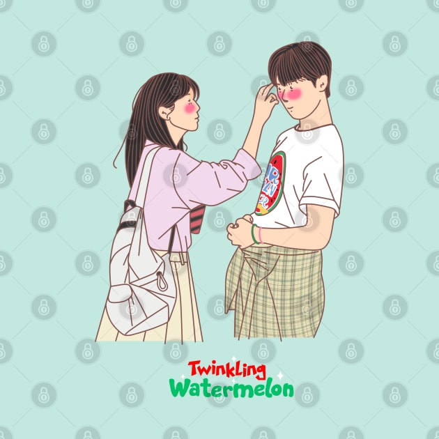 Twinkling Watermelon Kdrama Art by ArtByAzizah