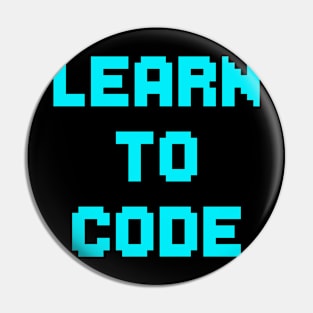 LEARN TO CODE Pin