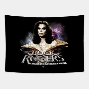 Vintage Worn Crack - princess ardala buck rogers enemy Tapestry