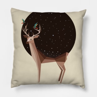 Moon deer Pillow