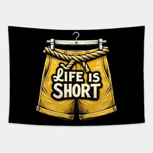 life is short Tapestry