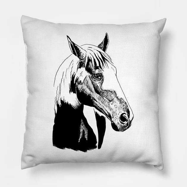 horse Pillow by VicaVeresk