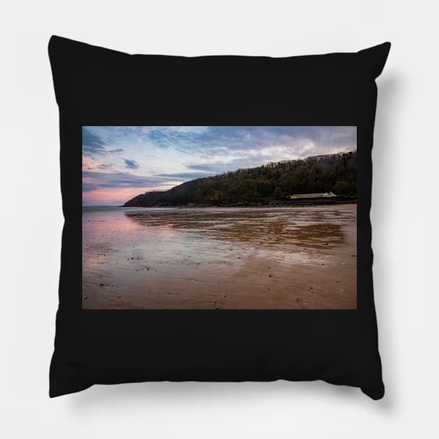 Oxwich Bay, Gower Pillow by dasantillo