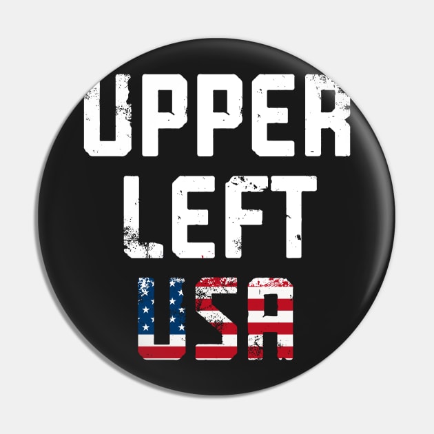 Upper Left USA Pin by TeeAMS