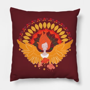 Autumn Equinox Angel Pillow