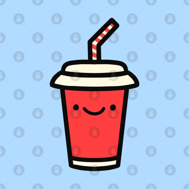 Cute Fast Food Soft Drink by Artmmey