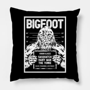 Wanted: Bigfoot Pillow