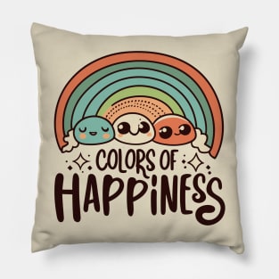 Colors of Happiness Pillow
