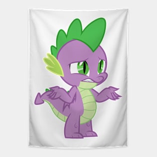 Spike shrugging Tapestry