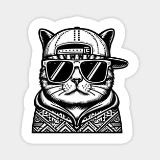 Snapback Cat Magnet