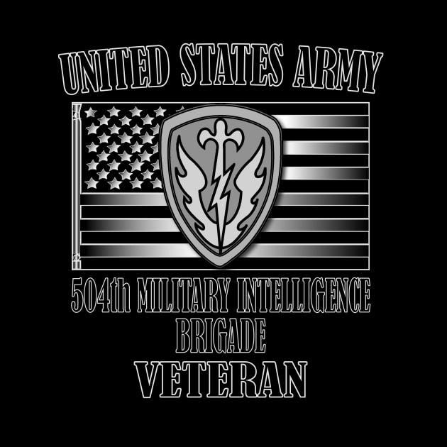 504th Military Intelligence Brigade- Veteran by Relaxed Lifestyle Products