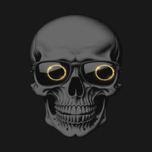 2024 Total Solar Eclipse with Skull T-Shirt