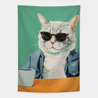 Urban Street Style Feline Tapestry