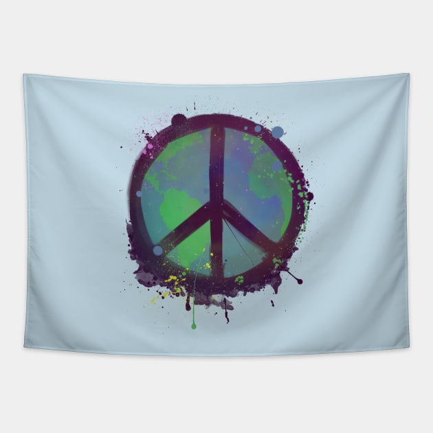 Peace Tapestry by njonestees