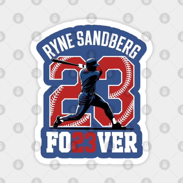 Ryne Sandberg Shirt Chicago Cubs Baseball T Shirt, Vintage Retro Cubs Tee Shirts Chicago Cubs Apparel Womens Youth Cubs Mens  Magnet by celestial_artworks