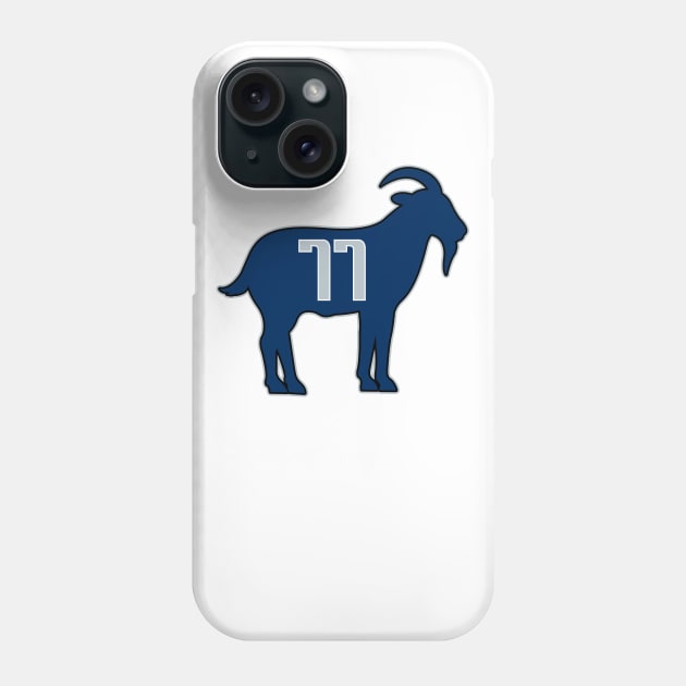 Luka Doncic Goat #77 Phone Case by TextTees