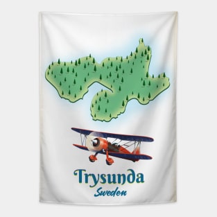 Trysunda Sweden map Tapestry