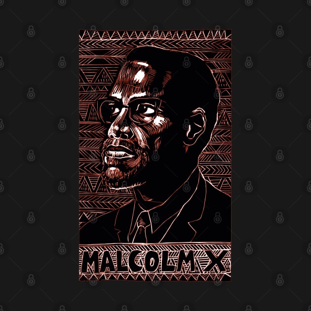 Malcolm X by splode