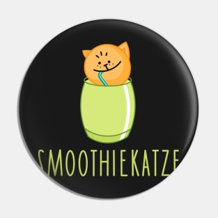 Funny smoothie cat Pin