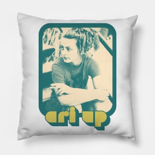 Ari Up ////// Retro Punk Aesthetic Fan Design Pillow