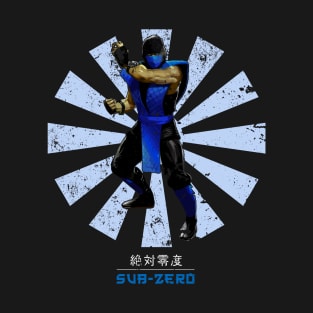 Sub Zero Retro Japanese Mortal Kombat T-Shirt