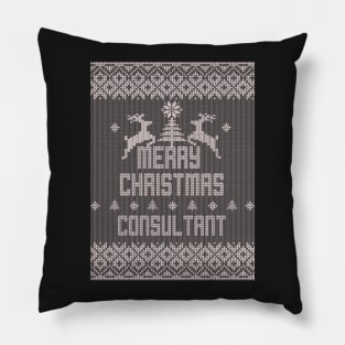 Merry Christmas CONSULTANT Pillow