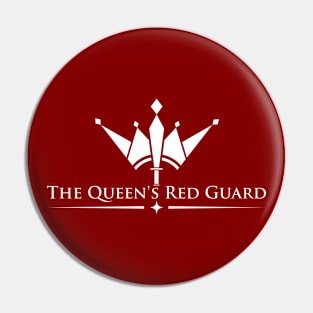 The Queen's Red Guard (White) Pin