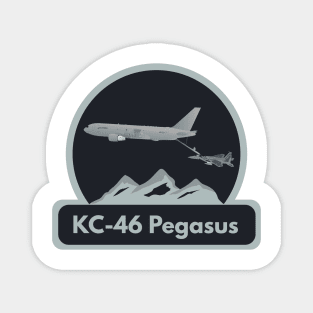 KC-46 Airplane Refueling F-15 Magnet