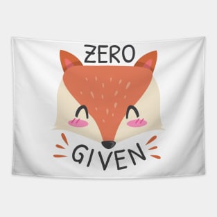 Cute Fox Cartoon Animals Character Design Tapestry