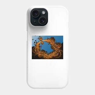 Swirling Golden Coins Phone Case