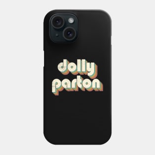 Retro Vintage Rainbow Dolly Letters Distressed Style Phone Case