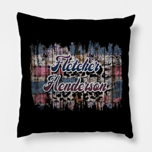 Personalized Fletcher Name Vintage Styles Gift 70s 80s 90s Pillow