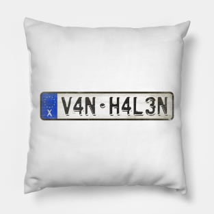 Van Halen - License Plate Pillow