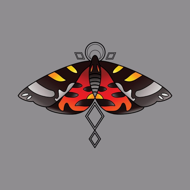 Garden Tiger Moth by IndigoCarter