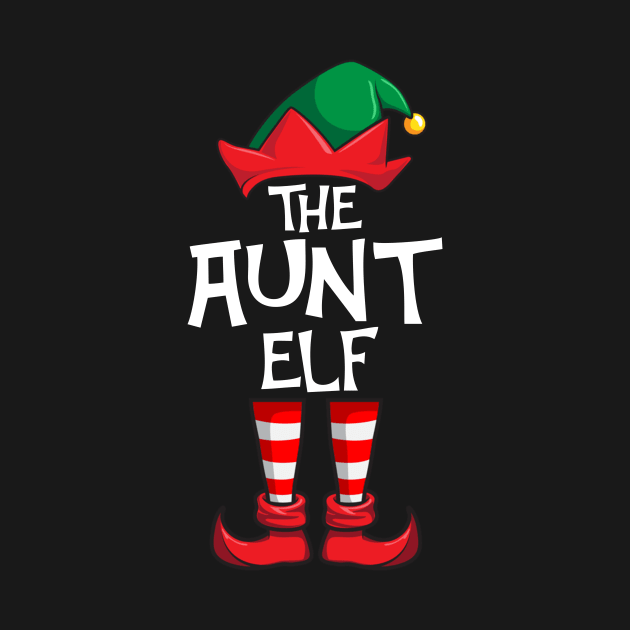 Aunt Elf Matching Family Christmas Auntie by hazlleylyavlda