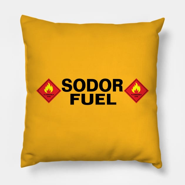 Sodor Fuel Wagon (Alternate Ver.) Pillow by corzamoon