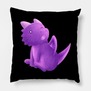 Kawaii Dragon 03 - Without Background Pillow