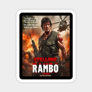 Rambo-retro-artwork Magnet