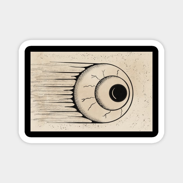 Rushing Eyeball Magnet by IcarusPoe