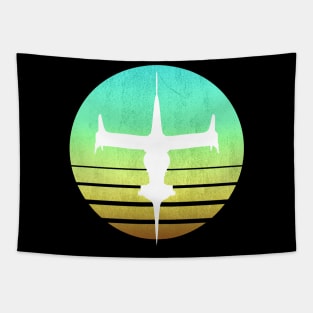 Retro Swordfish II Tapestry