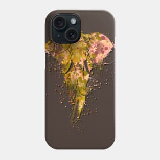 Elephant Splatter Paint Design Phone Case