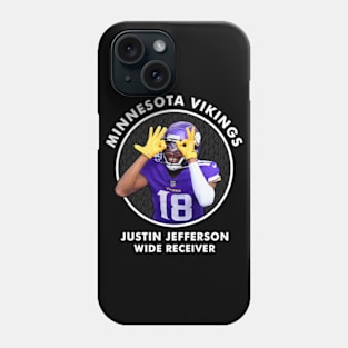 JUSTIN JEFFERSON - WR - MINNESOTA VIKINGS Phone Case