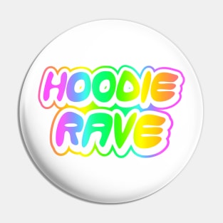 Hoodie Rave Rainbow Inverted Pin