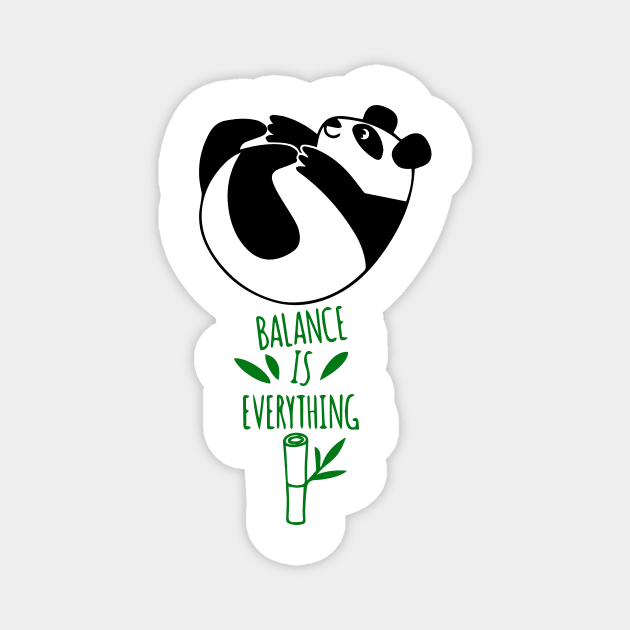 pandas Magnet by FUNNY LIFE