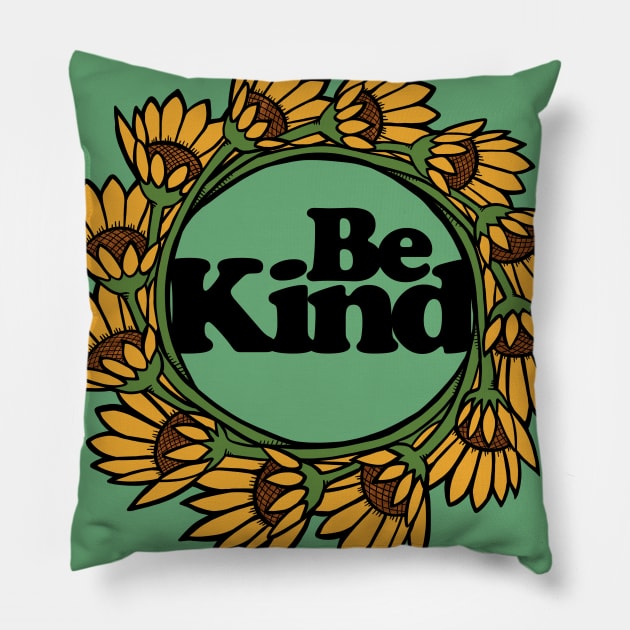 Be Kind Pillow by bubbsnugg