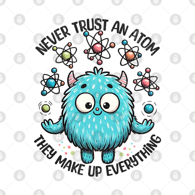 Never Trust An Atom Cute Monster by BeanStiks