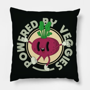 Powered By Veggies Pillow