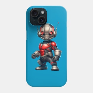 Digital Ant-Man | Close-Up Superhero | Cartoon Style Phone Case